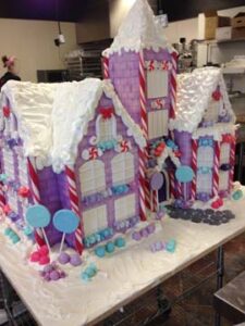 Florida-Fantasy-Orlando-Disney-Purple-Cartoon-Gingerbread-Castle
