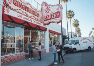 Custom gingerbread bakery in Los Angeles, California