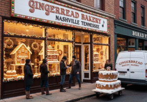 Custom gingerbread bakery in Nashville, Tennessee