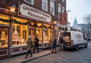 Custom gingerbread bakery in Philadelphia, Pennsylvania