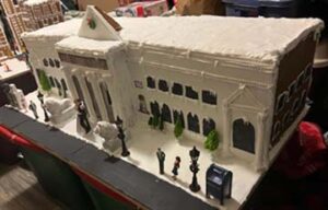New-York-City-Manhattan-Public-Libary-Custom-Gingerbread-House